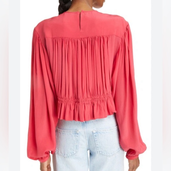 Isabel Marant Nelino Silk Blouse - Picture 2 of 9